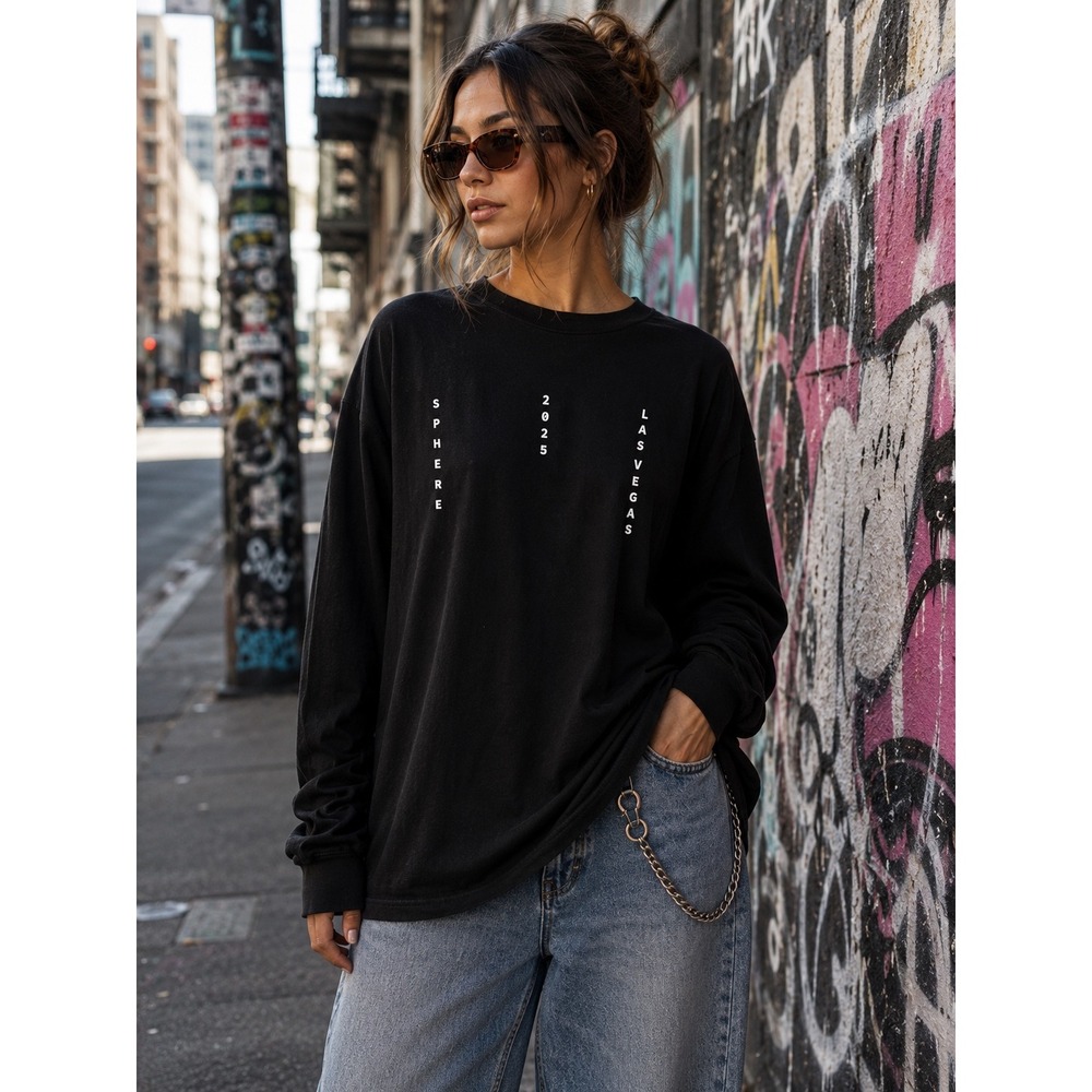 Anyma The End of Genesys Sphere Las Vegas  Long Sleeve Graphic T-Shirt Lage